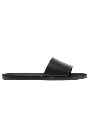 Common Projects + Leather Slides