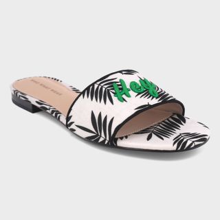 Who What Wear + Sloane Palm Slide Sandals