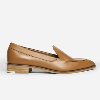Everlane + Loafers in Camel