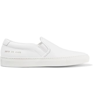 Common Projects + Leather Slip-On Sneakers