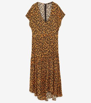 Zara + Animal Print Dress