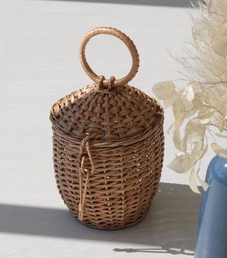 AlbaATN + Wicker Basket Bag