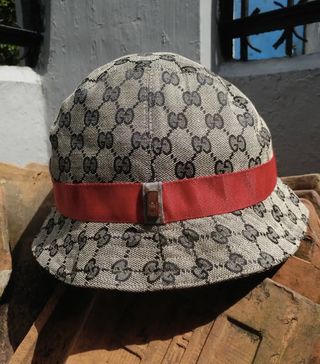 Gucci + Vintage Gucci Monogram Bucket Hat