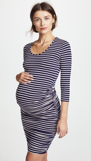 Ingrid & Isabel + Striped Maternity Dress