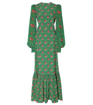 The Vampire's Wife + The Tea Floral Print Crepe Dress