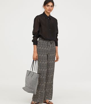 H&M + Striped Pull-On Pants