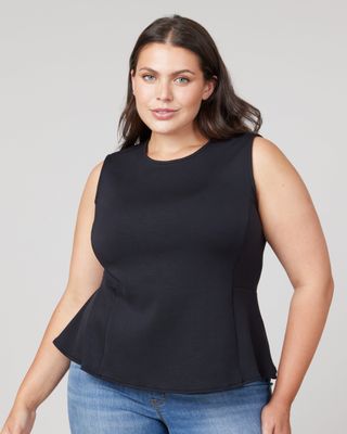 Spanx + Airessentials Peplum At-the-Hip Top