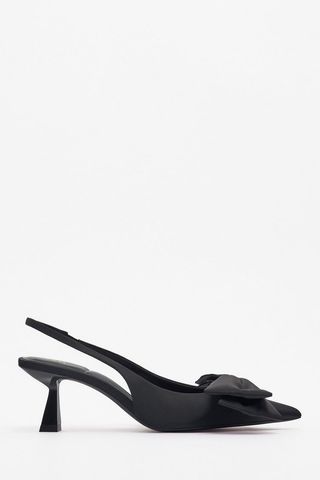 Zara + Slingback Heel With Bow