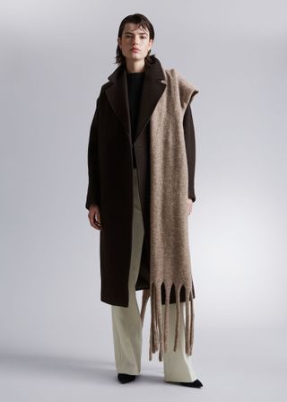 & Other Stories + Voluminous Belted Wool Coat