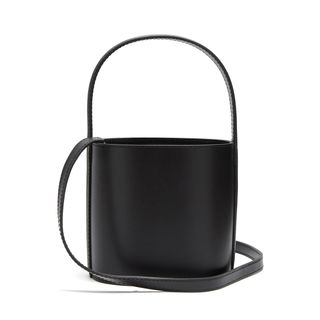 Staud + Bisset Leather Bucket Bag