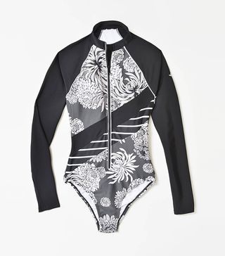 JoyLab + Long Sleeve Swim Body Suit One Piece