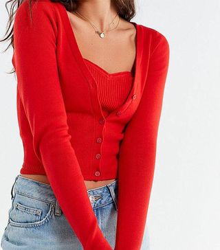 Urban Outfitters + UO Cindy Cropped Cardigan