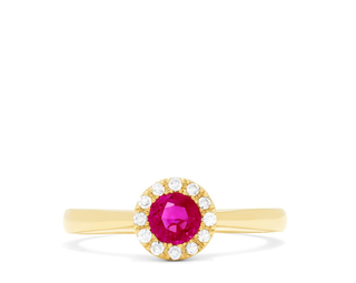 Effy Jewelry + Ruby Royale 14K Yellow Gold Ruby and Diamond Ring