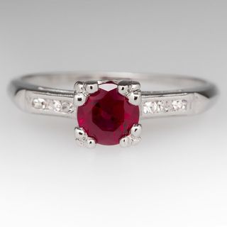 Era Gem + Ruby Engagement Ring