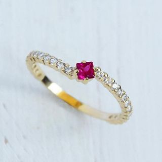 Your Asteria + Ruby Engagement Ring