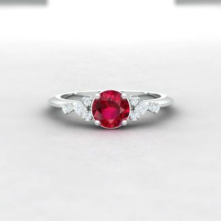 Aardvark Jewellery + Ruby and Diamond Engagement Ring