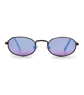 Zara + Oval Mirror Lens Sunglasses
