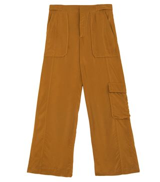 Zara + Loose Fit Cargo Trousers