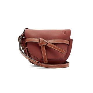 Loewe + Gate Leather Cross-Body Bag