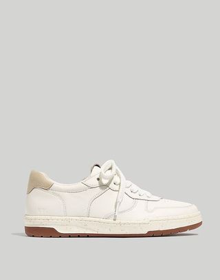 Madewell + Court Sneakers in White Leather