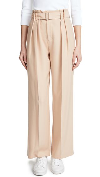 Vince + Belted Wide Leg Pants