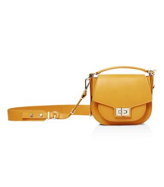 The Kooples + Emily Mini Leather Saddle Bag