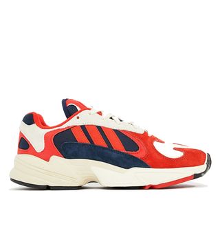 Adidas + Originals Yung-1 Trainers In Red Multi