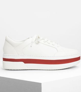 Charles 
Keith + Flatform Sneakers