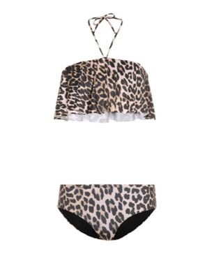 Ganni + Nova Leopard-Printed Bikini