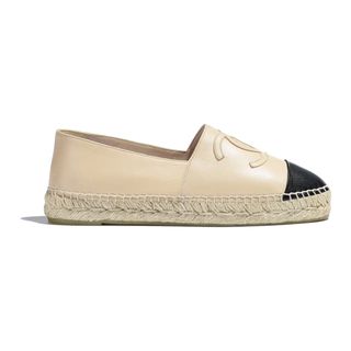 Chanel + Leather Espadrille