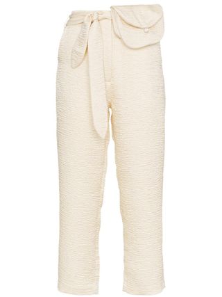 Nanushka + Raimo Belted Cropped Judo Trousers