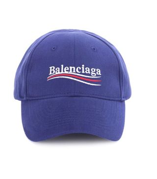Balenciaga + Embroidered Cotton Baseball Cap
