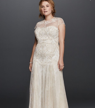 Melissa Sweet + Wedding Dress With Cap Sleeves