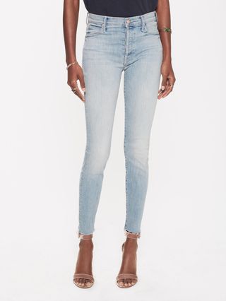 Mother + Stunner Ankle Fray Jeans
