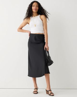 J.Crew + Gwyneth Slip Skirt