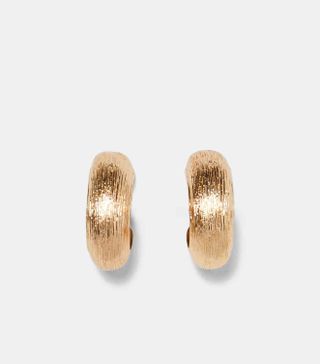 Zara + Metal Hoop Earrings