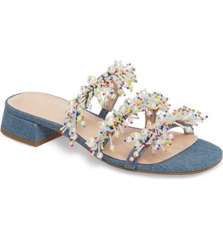 Cecelia New York + Fes Embellished Slide Sandal