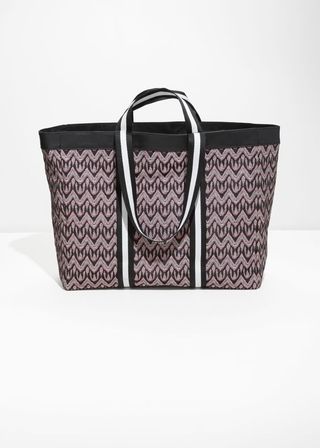 & Other Stories + Jacquard Tote Bag
