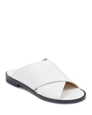Marc Fisher + Idinia Leather Slide Sandals