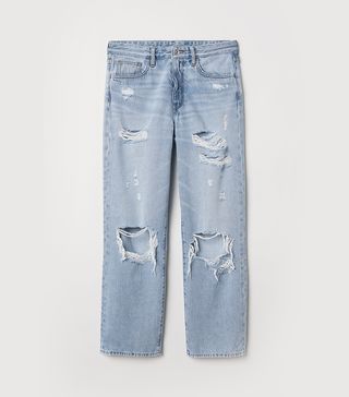H&M + Original Straight High Jeans