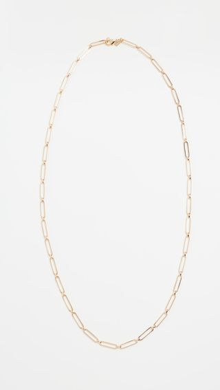 Kenneth Jay Lane + Gold Paper Clip Chain