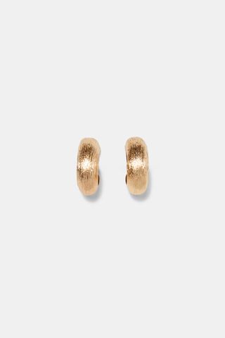 Zara + Metal Hoop Earrings