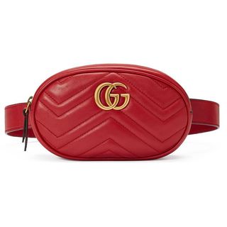 Gucci + GG Marmont Matelassé Leather Belt Bag