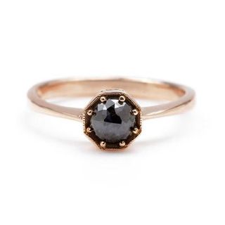 Lori McLean + Rose Cut Diamond Octagon Ring