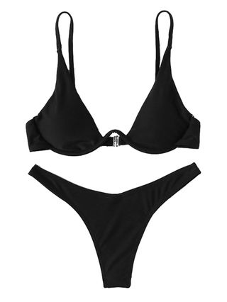 Verdusa + Triangle Swimsuit Bikini Set