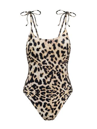 Bikinx + Leopard Print One Piece Swimsuit