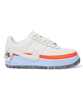 Nike + Air Force 1 Jester XX Textured-Leather Sneakers