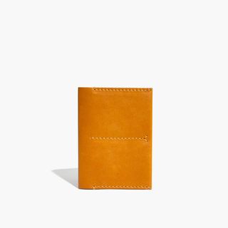Madewell + Leather Passport Case in Cider