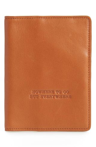 Hobo + Quest Calfskin Leather Passport Wallet