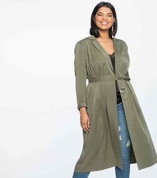 Eloquii + Soft Trench With Belt